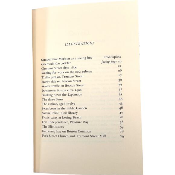 One Boy's BOSTON 1887-1901 Hardcover Book by Samuel Morison - Picture 8 of 10